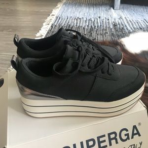 Zara Platform tennis shoes